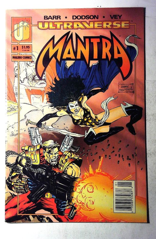 Mantra #1 (1993) Malibu Comics Newsstand 1st Print Comic Book