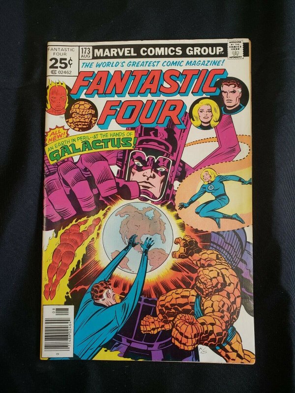 FANTASTIC FOUR ISSUE #173 (FN/VF) GALACTUS, JACK KIRBY, NEWSSTAND 1976 