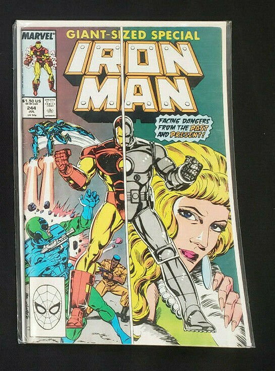 IRON MAN 3PC (VF/NM) FACING DANGERS FROM THE PAST& PRESENT, THE MANDARIN 1989
