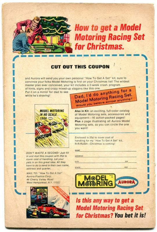 Showcase #66 1967- 1st BWANA BEAST- 1st Batgirl ad- DC comics