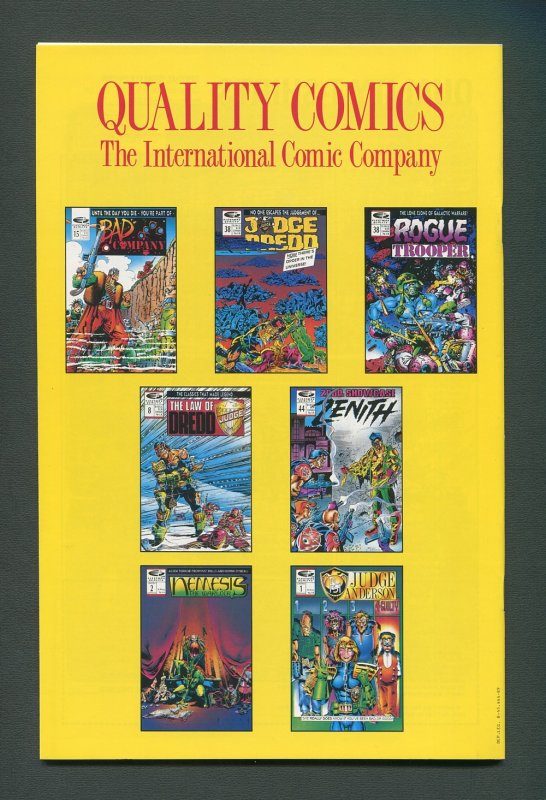 Judge Dredd #38  / 9.2 NM-  /  December 1989