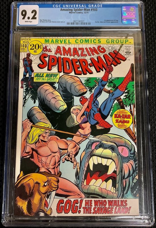 The Amazing Spider-Man #103 (1971) CGC 9.2