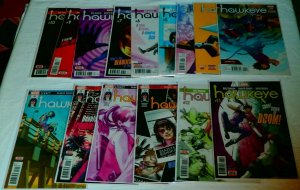 Hawkeye V4 #2-4+ V5 #5-16 All-New Hawkeye V1 #2-5 V2 #1-6, comic book lot of 34