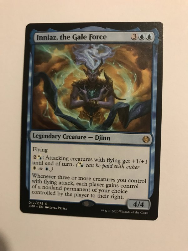 INNIAZ, THE GALE FORCE : Magic the Gathering MTG card; Jumpstart, Rare, NM | Comic Collectibles - Trading Cards - Magic the Gathering / HipComic INNIAZ, THE GALE FORCE : Magic the Gathering MTG card; Jumpstart, Rare, NM | Comic Collectibles - Trading Cards - Magic the Gathering / HipComic