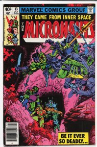 Micronauts #13 Newsstand Edition (1979) Micronauts [Key Issue]