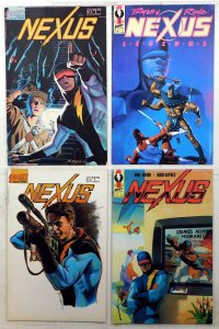 Nexus Lot of 4 #10, 22, 74, Legends 18 (1985) First Comics 1st Print Comic Books