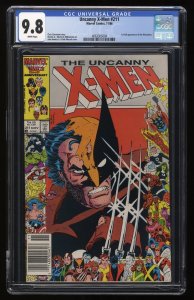 Uncanny X-Men #211 CGC NM/M 9.8 Newsstand Variant