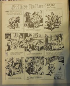 Prince Valiant by Hal Foster Syndicate Proof 5/26/1940  Size 16 x 20 inches 