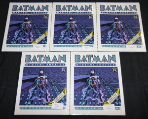 1990 DC BATMAN: DIGITAL JUSTICE 5pc HC Trade Paperback Lot - Sealed Pepe Moreno