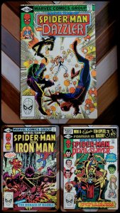 Marvel Team-Up #109-111 (Marvel 1982) Spider-Man! IRON MAN, Devil Slayer DAZZLER
