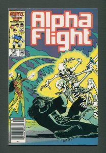 Alpha Flight #35  / 9.2 NM -  / Newsstand /  June 1986