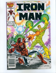 Iron Man #211 (1986) Newsstand