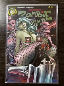 ZOMBIE TRAMP #66 ROCKER MENDOZA RISQUÉ EXCLUSIVE TRADES COVER RARE LTD 500 NM+