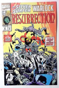 Silver Surfer/Warlock: Resurrection #2 1993 Marvel Gamora Mephisto Comic Book