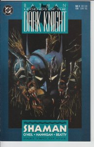 BATMAN LEGENDS OF THE DARK KNIGHT #2 (1989) NM