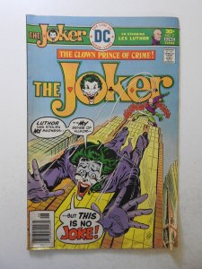 The Joker #7 (1976) VG Condition centerfold detached top staple