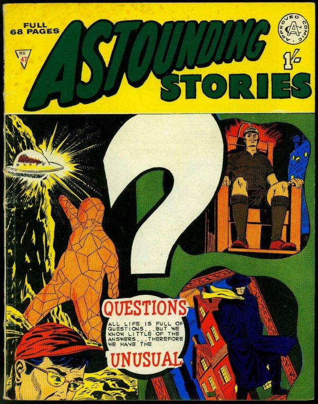 Astounding Stories #47 - Ditko cover- British Marvel reprints VG+