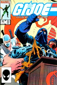 G.I. Joe #33 Marvel Comics VF 1985
