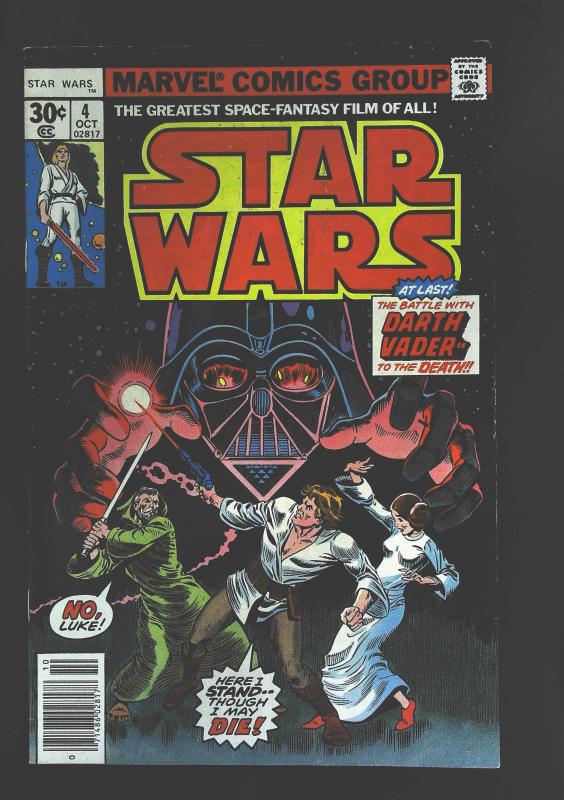 Star Wars (1977 series) #4, Fine+ (Actual scan)
