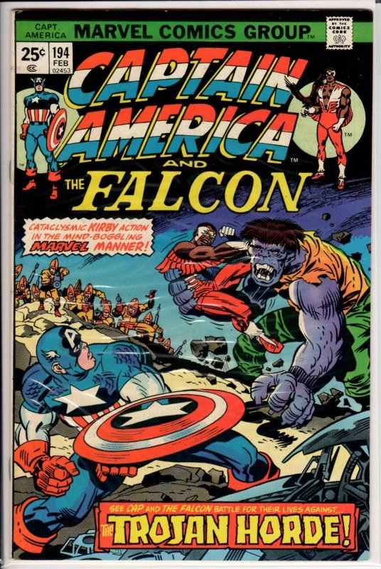 Captain America #194 Regular Edition (1976) 7.0 FN/VF