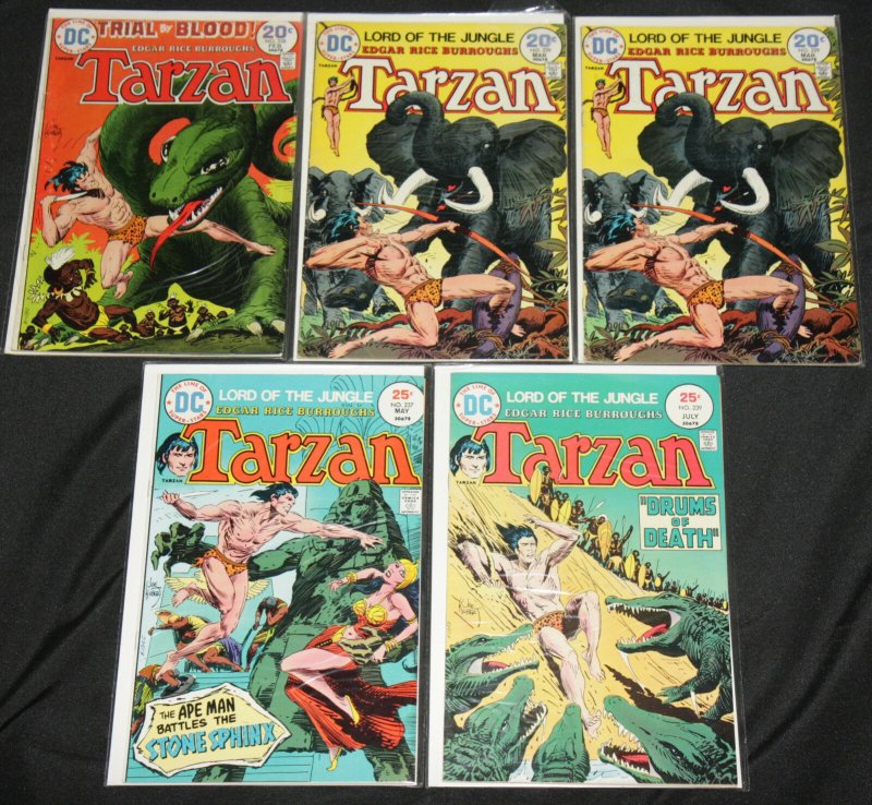 DC Bronze Age TARZAN 44  Mid-High Grade Comic Lot FN-NM many Joe Kubert art