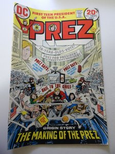 Prez #1 (1973) FN Condition