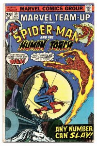 Marvel Team Up #39 VINTAGE 1975 Marvel Comics Spider-Man Human Torch