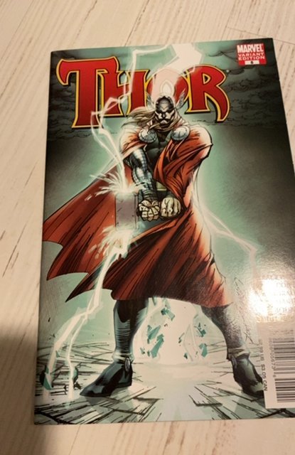 Thor #5 Variant Cover (2008) first female loki