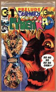 CyberRad #1 (1992) - Deathwatch 2000 - Polybagged w/ 2 trading cards