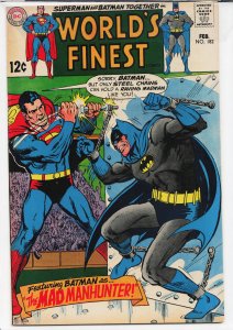 World's Finest Comics #182 (1969) Superman and Batman and Robin