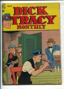 Dick Tracy #3 1948- Dell comics- Chester Gould -crime lab cover-VG