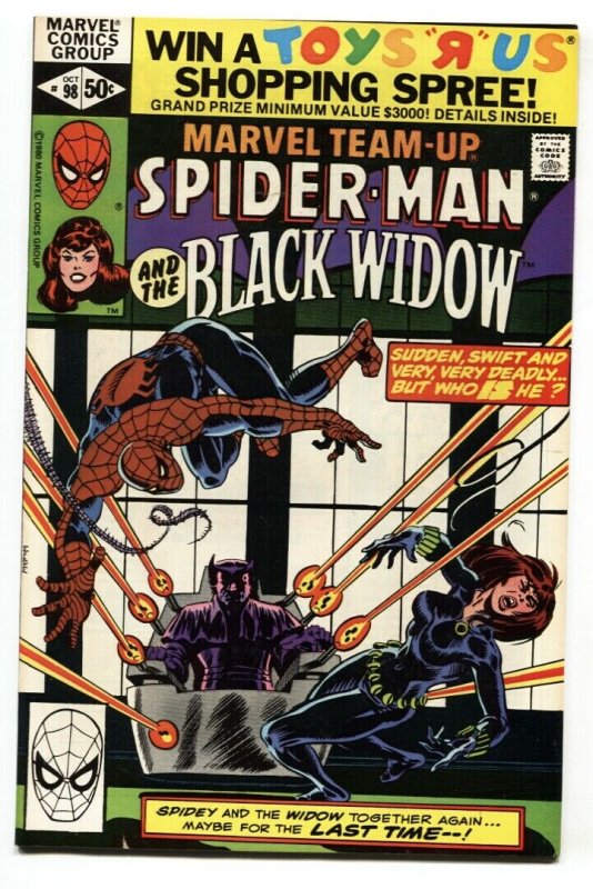 Marvel Team-Up #98 1980- Spider-man - Black Widow - VF/NM 