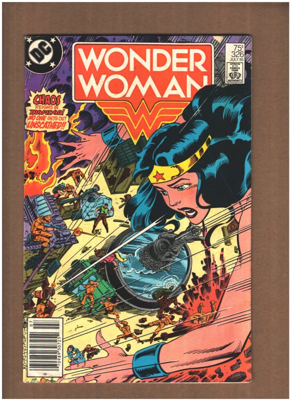 Wonder Woman #326 Newsstand DC Comics 1985 Don Heck VG 4.0