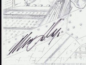 NIGHTWING #97 page Interiors photocopy 11 x 17 print SIGNED