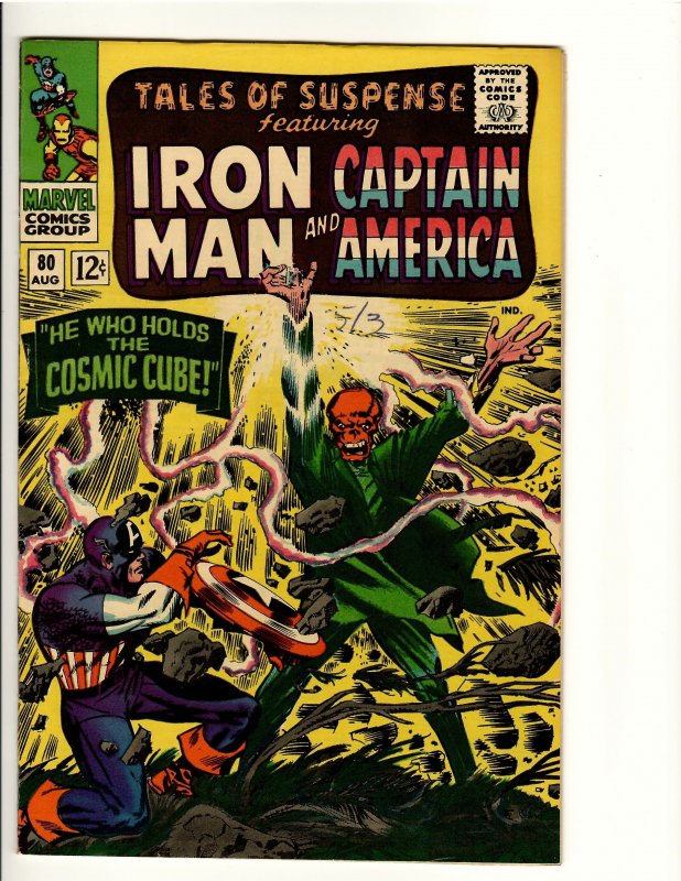 TALES OF SUSPENSE 80 VF+ 8.5 COSMIC CUBE/RED SKULL  (VERMONT COLLECTION)