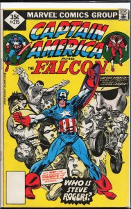 Captain America #215 (1977) Captain America and the Falcon
