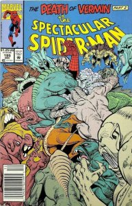 Spectacular Spider-Man, The #195 (Newsstand) VF ; Marvel | J.M. DeMatteis