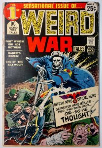 Weird War Tales #1 (3.0, 1971) CLASSIC JOE KUBERT STORY AND COVER