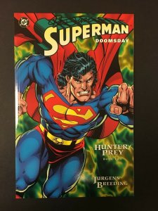 SUPERMAN DOOMSDAY HUNTER PREY # 2 SIGNED BY DAN JURGENS DC COMICS 1994 EB200