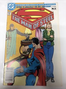 The Man Of Steel (1986) # 6 (VF/NM) Canadian Price Variant • CPV • John Byrne