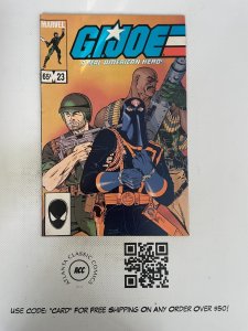 G.I. Joe # 23 VF/NM Marvel Comic Book Baroness Duke Snake Eyes Cobra 11 J219