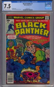 BLACK PANTHER #1 CGC 7.5 JACK KIRBY