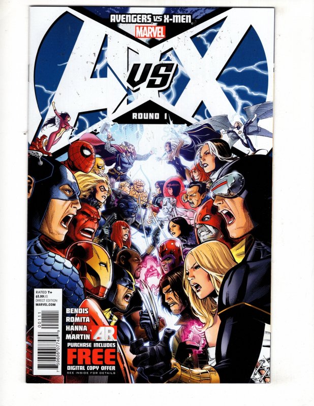 A vs X - AVENGERS vs X-MEN #1 (2012) See More Modern Age / ID#934