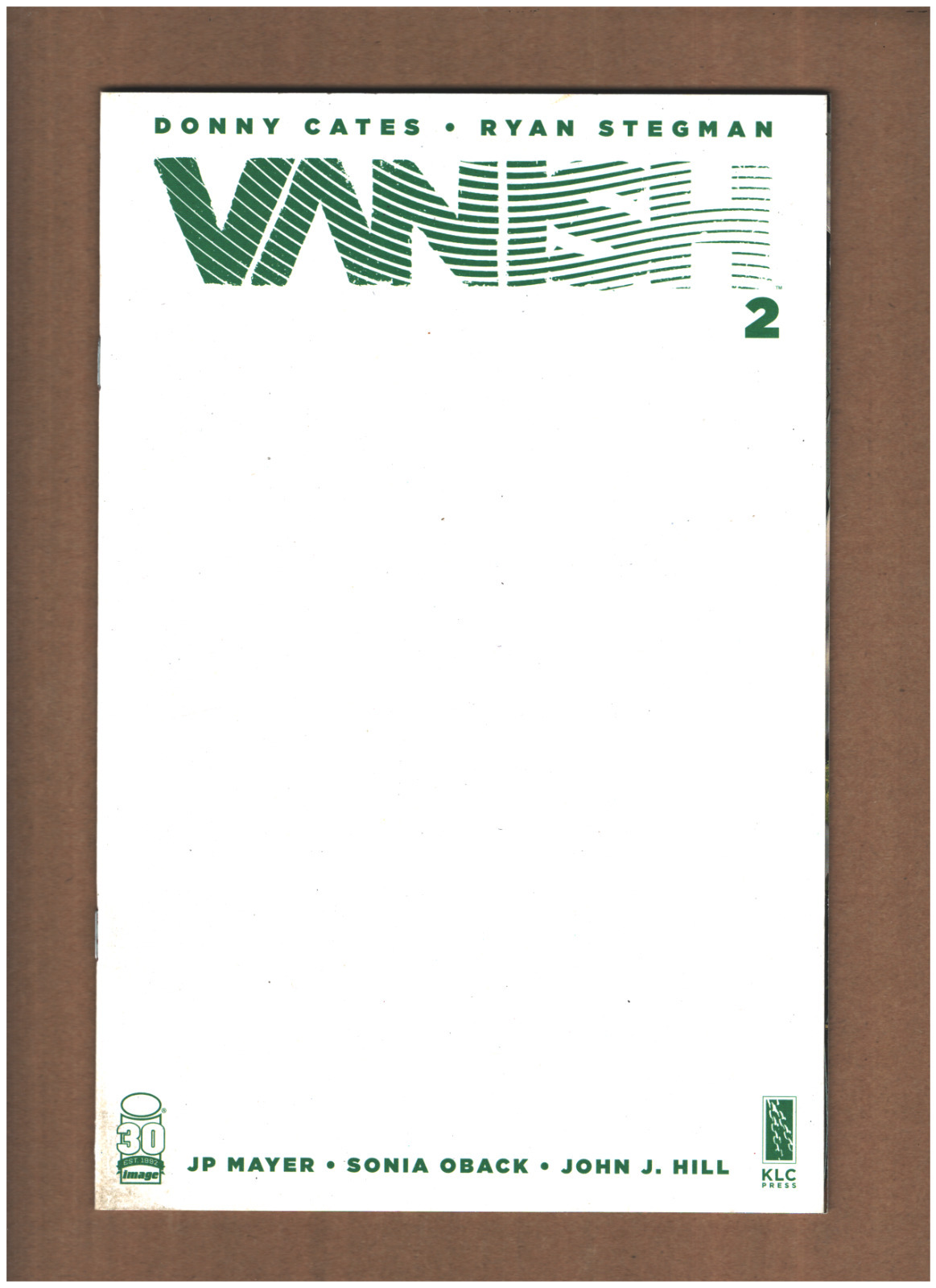 Vanish #2 BLACK SKETCH VARIANT Image 2022 Donny Cates & Ryan Stegman ...