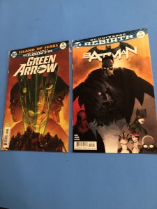 DC UNIVERSW REBIRTH Green Arrow #9 /BATMAN # 11 PT. 3 / NM + / -