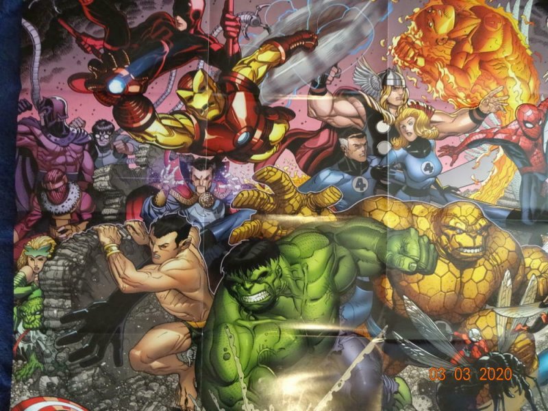 AVENGERS  Promo Poster, 24 x 36, 2012, MARVEL Unused more in our store 544