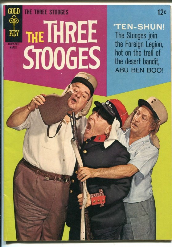 Three Stooges #27 1966-Gold key-photo cover-Foreign Legion-VF MINUS