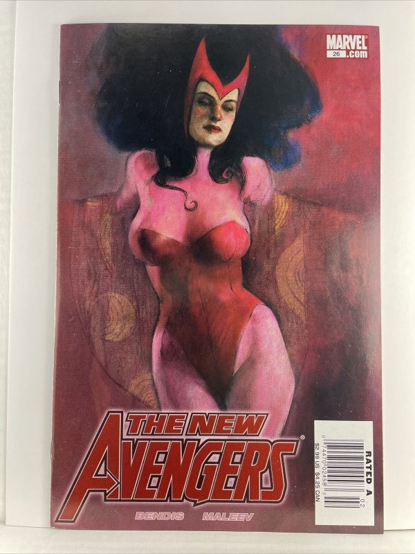 New Avengers #26 NM+ (9.6)Newsstand Variant Scarlet Witch WandaVision MCUDisney+ 