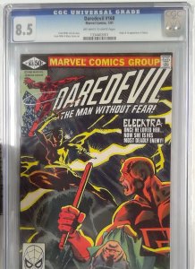 DAREDEVIL 168 (1964) CGC 8.5 FIRST APPEARANCE OF ELEKTRA (SLAB GRADE)