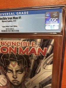 Invincible Iron Man (2017) #1 (CGC 9.4 WP)